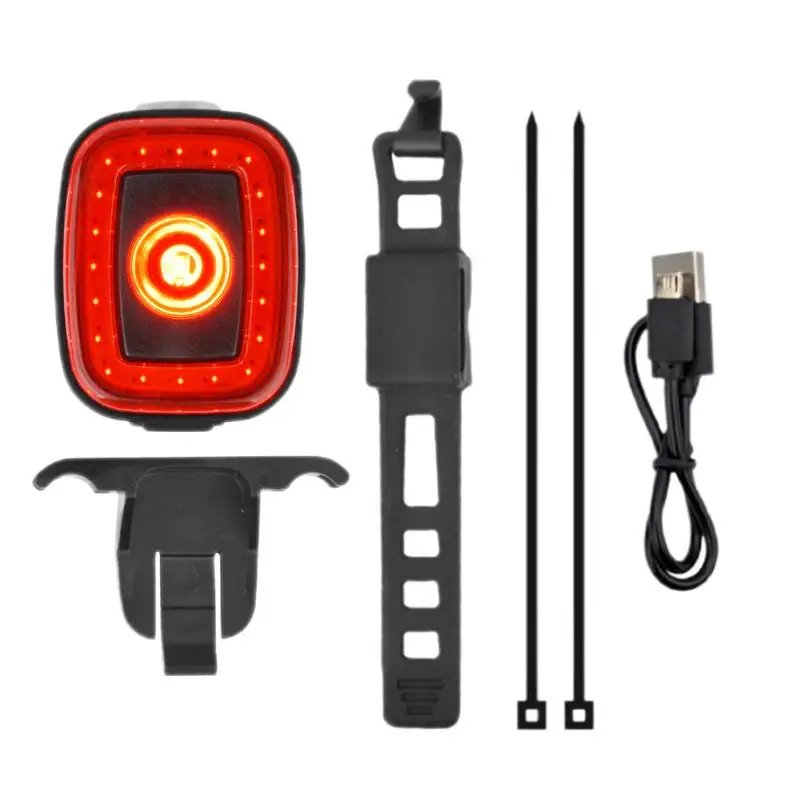 Bicycle Tail Light Bicycle Rear Light Bright Cycling Safety Flashlight 70 Lumens Rear Red Light For Night Riding Waterproof