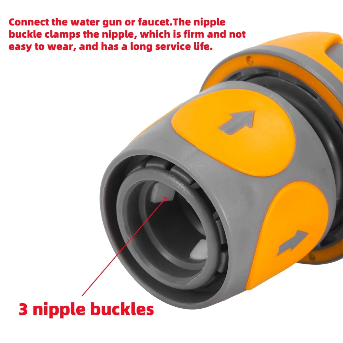 

1/2 "3/4" водопроводные трубы с пластиковым покрытием, быстрые соединители для крана, соединитель для садового шланга, соединения для пистолета-распылителя, удлинитель для ремонта водопроводной трубы