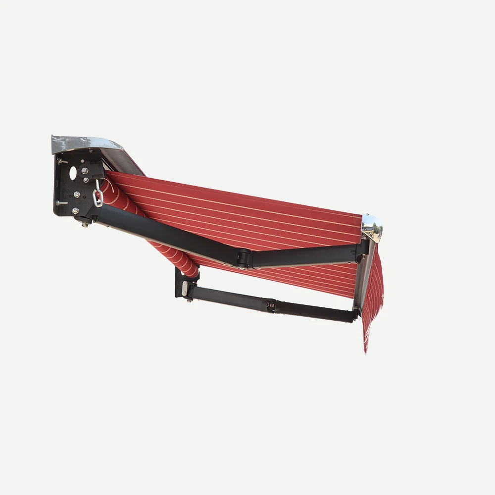 Wall Mounted Hand Manual Sunroof Outdoor Patio Retractable Roof Shade Door Polycarbonate Awning
