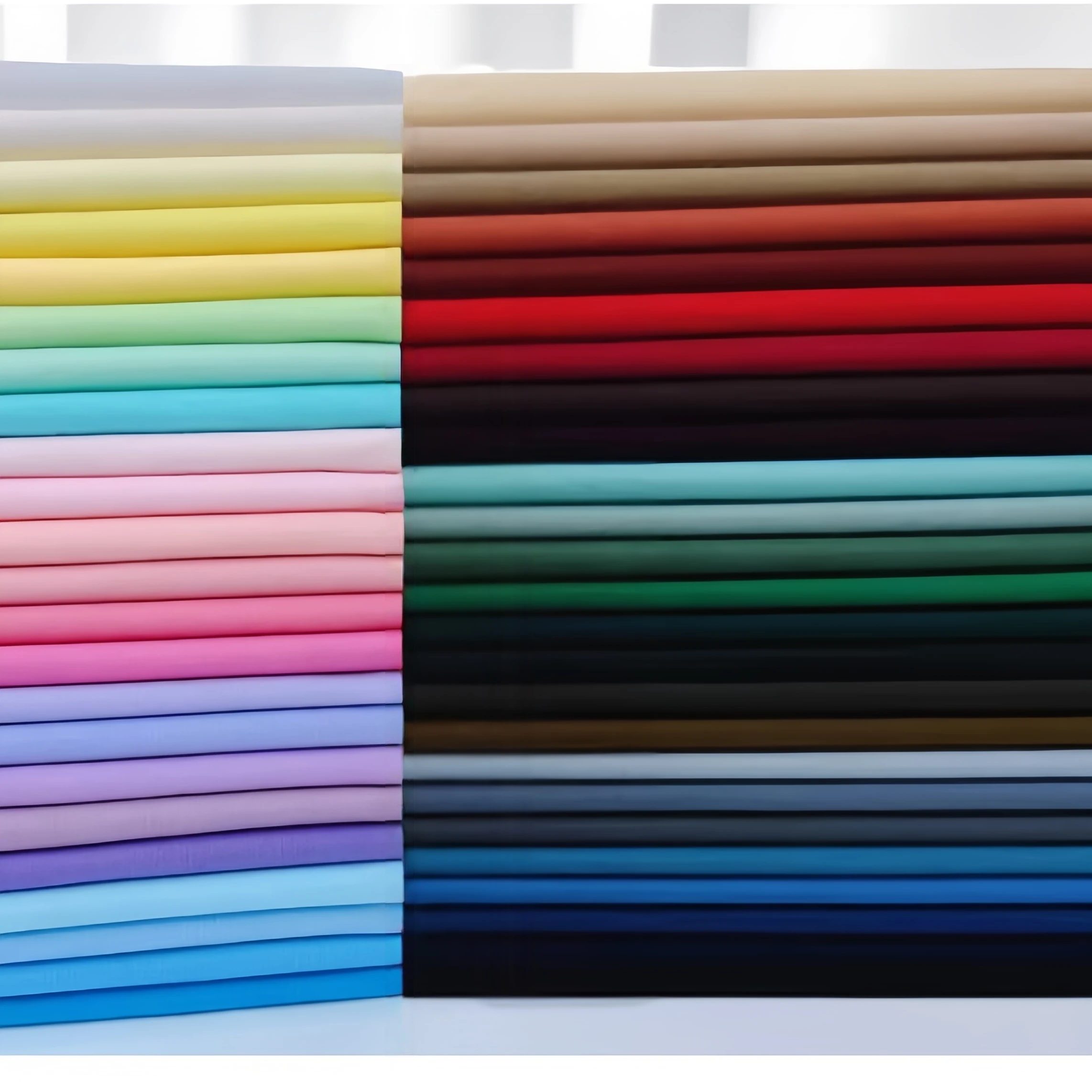 140x50cm Reiner Baumwoll-Weichfutterstoff 60S Blau Hochwertig für Sommerkleider Hanfu Kinderhemden Nähstoff Grün