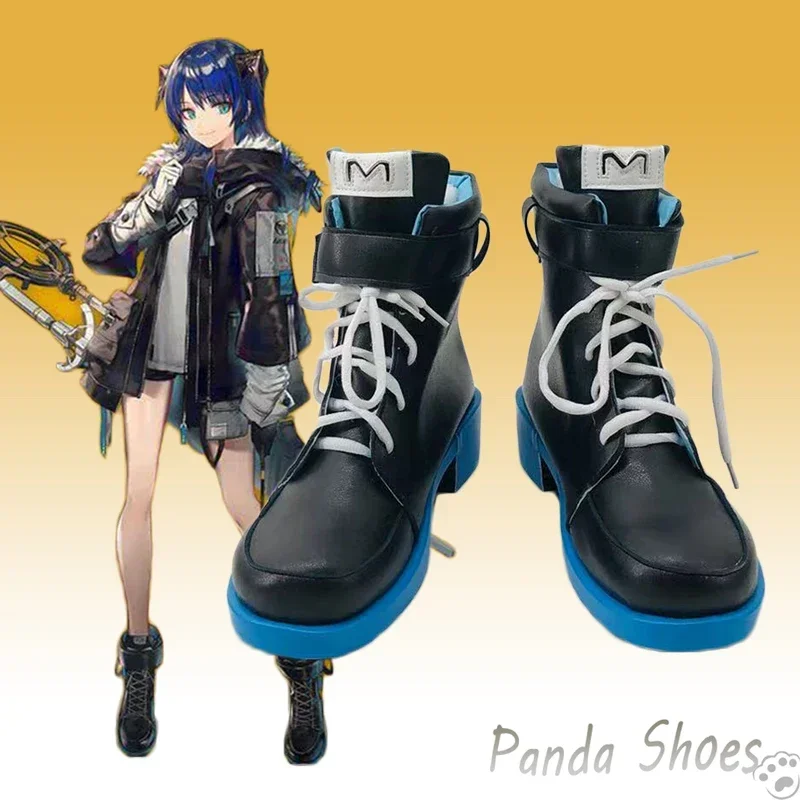 Gioco Arknights Mastema Scarpe Cosplay Anime Cos Comic Costume Cosplay Scarpe Prop per Con Festa di Halloween