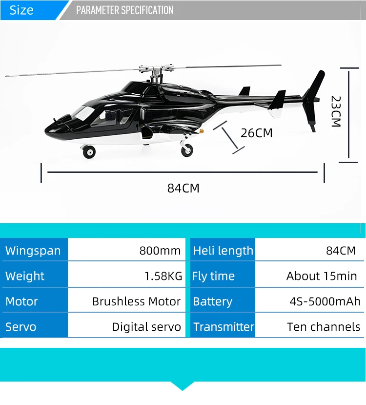 FLY WING Airwolf FW450 V3 6CH Scale RC Helicopter RTF H1 Flight Control FLYWING gps scale helicopter airwolf Aircraft Simulation