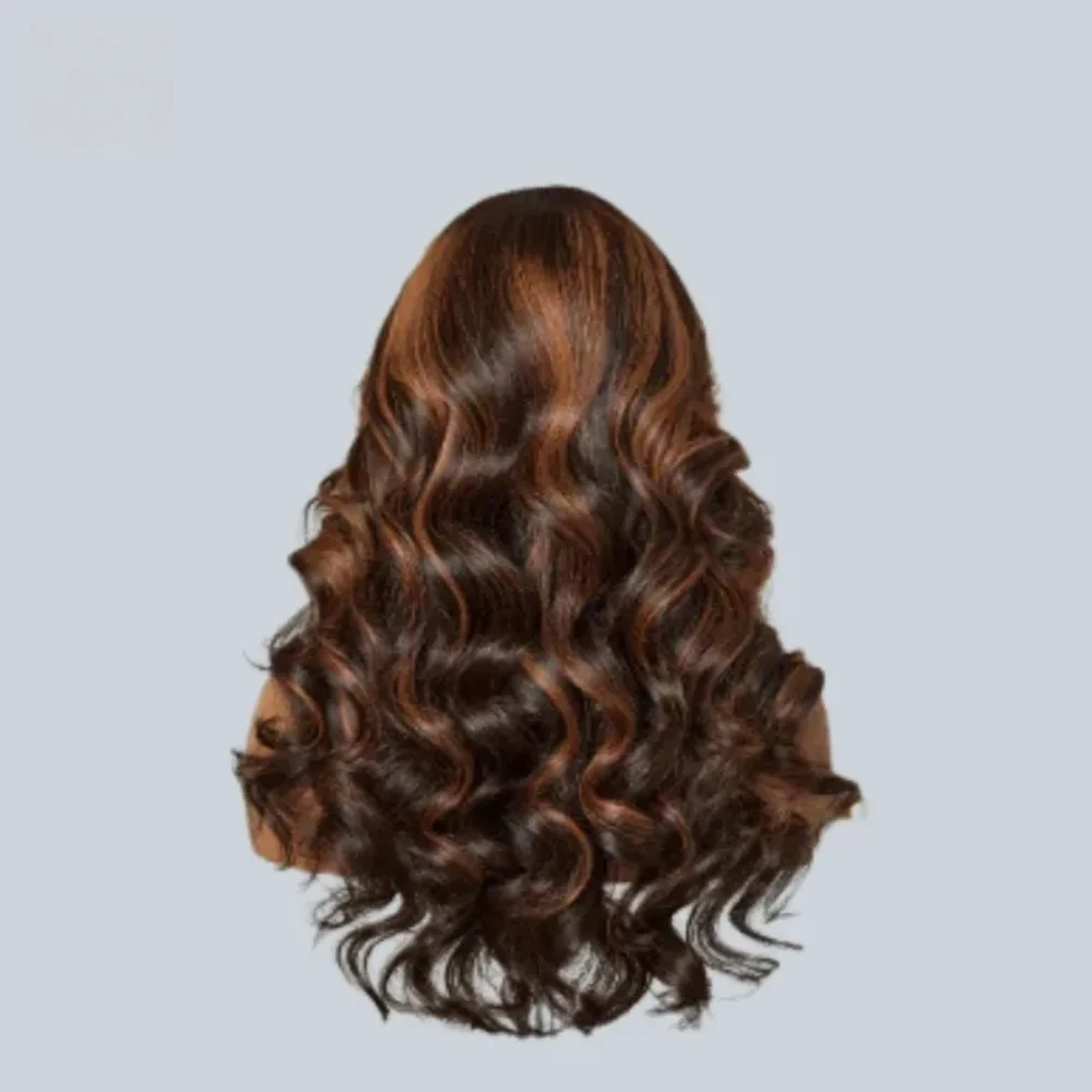 تسليط الضوء على شقراء الجسم موجة شعر بشري يهودي شعر مستعار شعر الطفل 26 بوصة 5x5 قاعدة الحرير HD الدانتيل الشعر الأوروبي قبل قطعها غلويليس يوميا #3