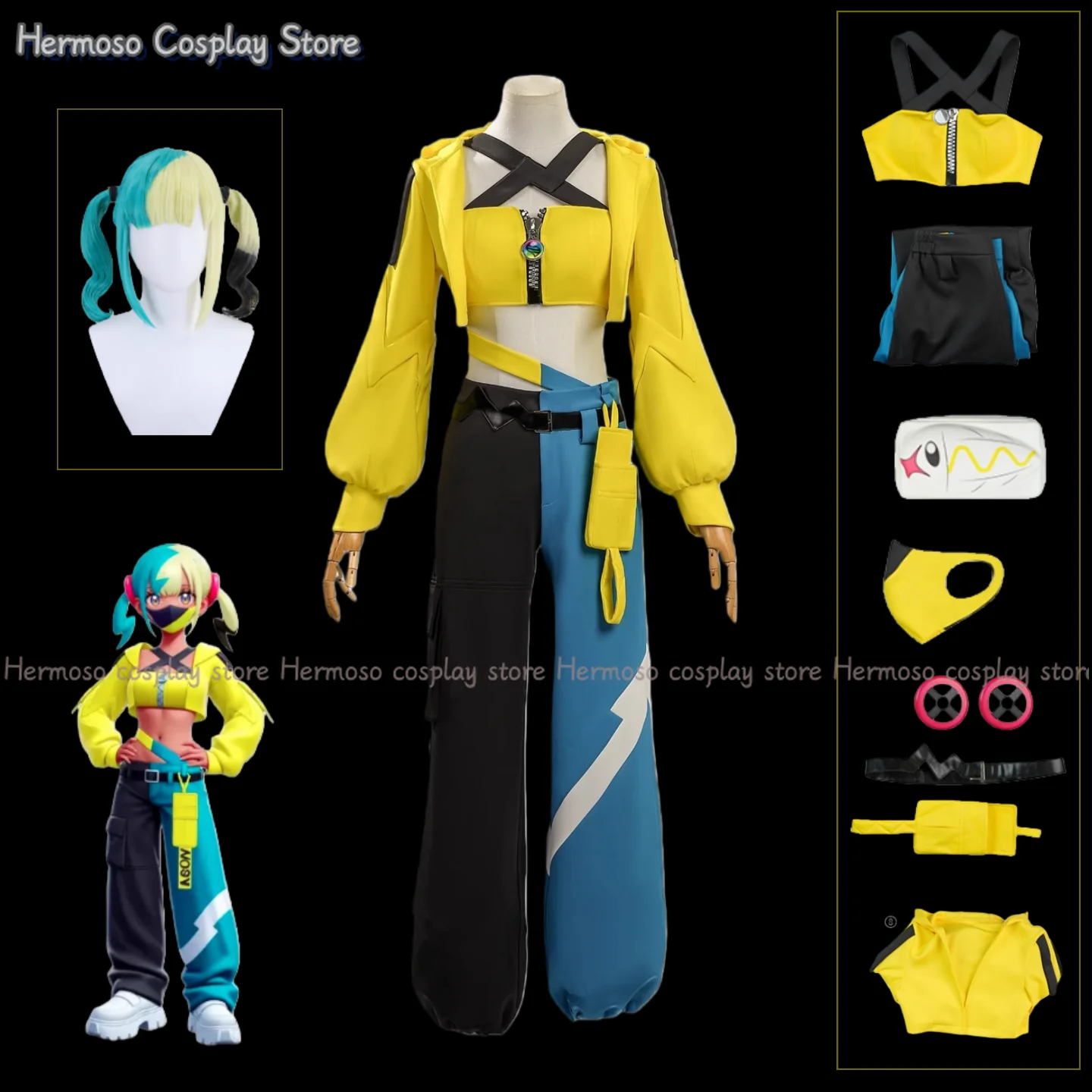 

Canari Costume Wig James Cosplay For Adult Halloween Event Con