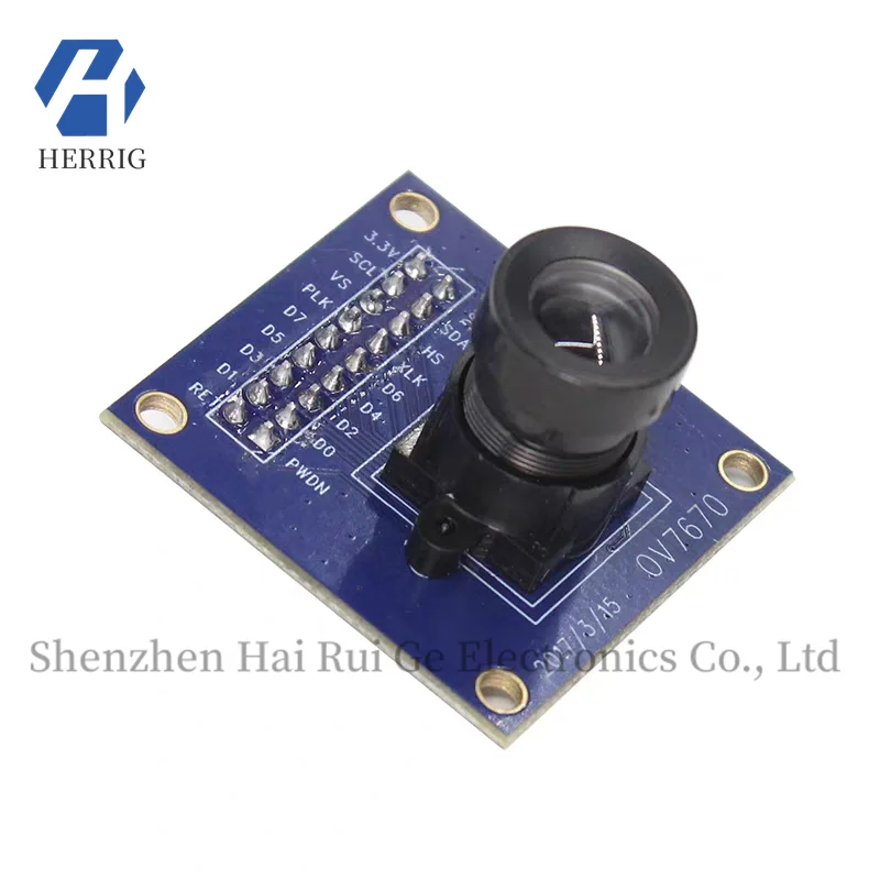OV7670 camera module STM32 microcontroller driver 300,000 pixels camera image acquisition module