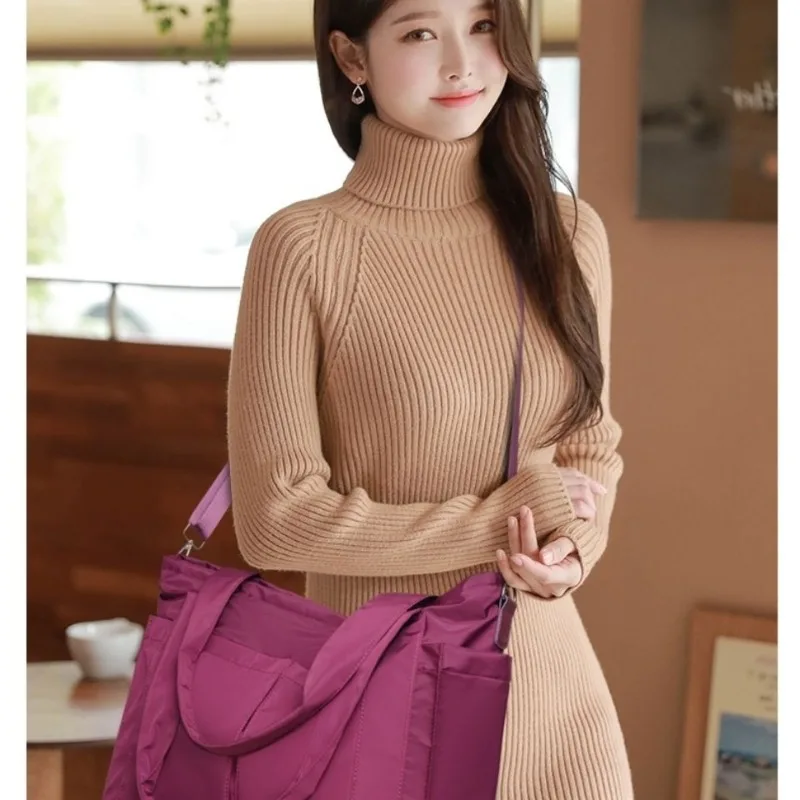 Handbag Woman Nylon Cloth Bag Ultra-large Capacity One Shoulder Crossbody Portable Waterproof Mommy Crossbody Bag Women