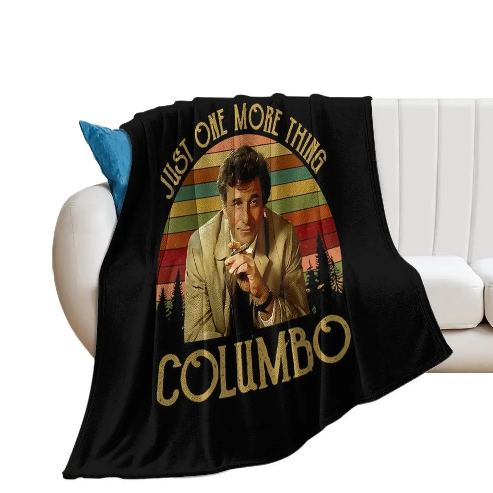 Music Retro Funny Men Columbo Gifts Music Fans Throw Blanket cosplay anime Bed Fashionable Blankets