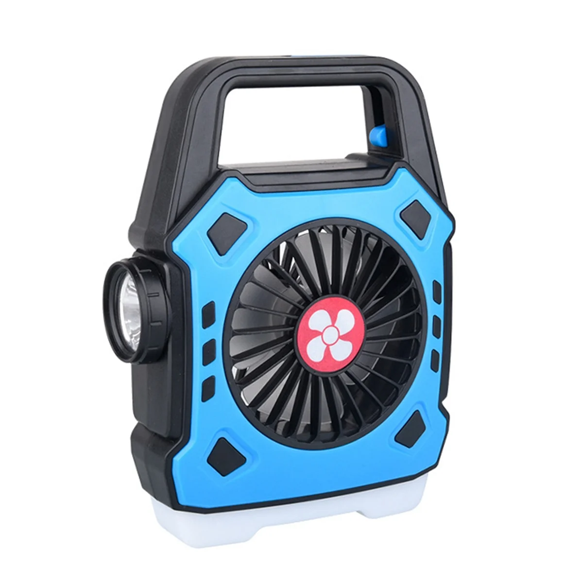 

DW-Portable Camping Fan with Light Multifunctional Outdoor Flashlight USB Charging Hanging Tent Light