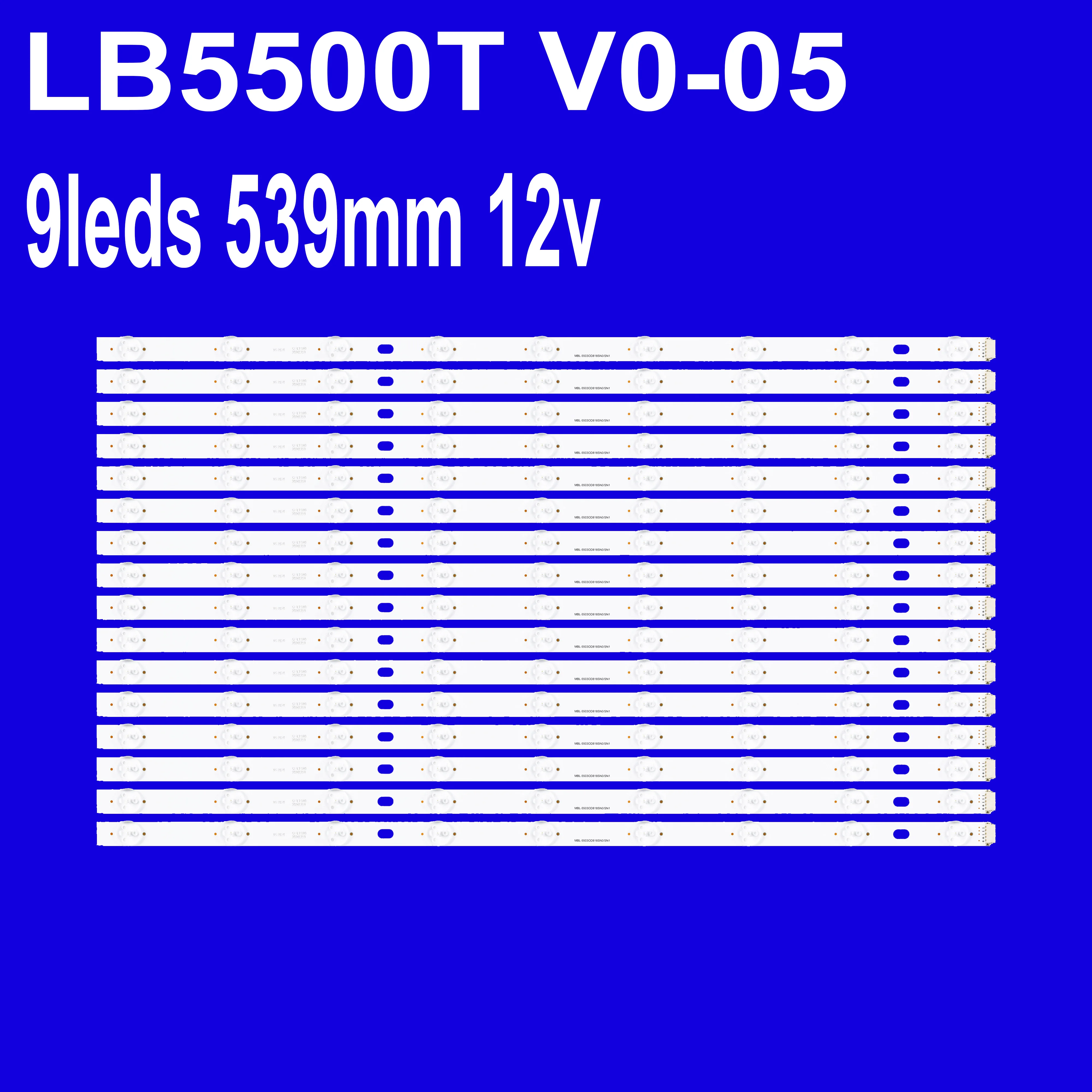 LED Backlight strip For KD-55XH9505 XBR-55X950H LB5500T V0 05 MBL-55030D818SN0/SN1 81428 BC-J