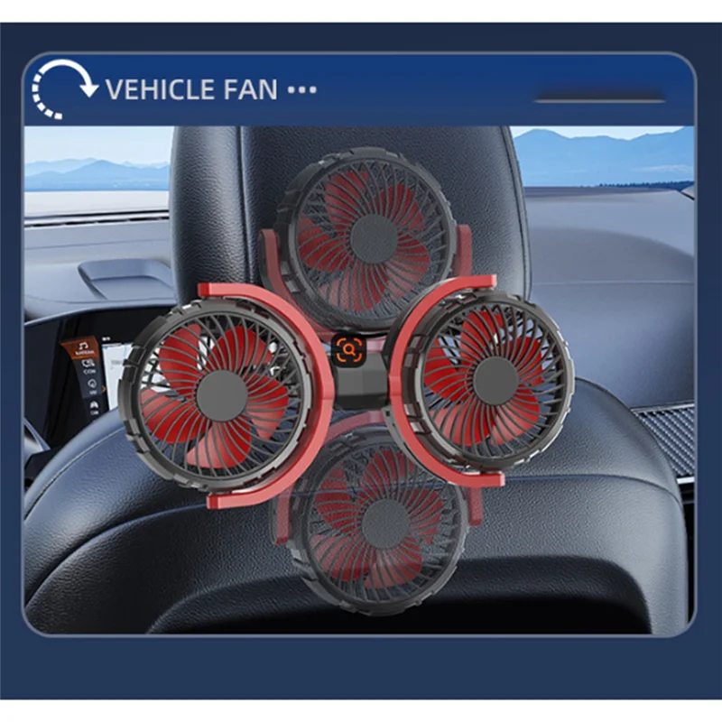 

Автомобильный вентилятор воздушного охлаждения, регулируемый 3-режимный автоматический охладитель, портативная приборная панель, бесщеточный двигатель, вентилятор воздушного охлаждения