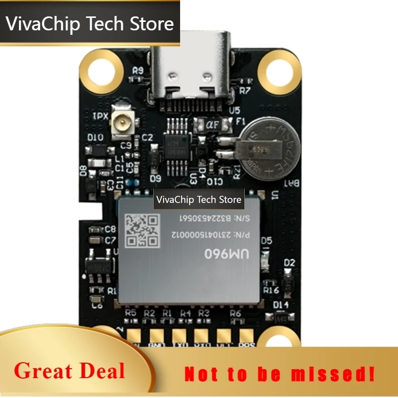 VivaChip TechRtk-960 Zed-f9p High Precision Bds/gps/glonass/galileo/qzss Rtk Positioning Module High Precision Positioning Modul