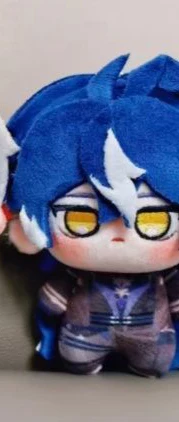 10cm Genshin Impact Illuga Varka Flins Plushie Stuffed Doll Toys Illuga Plush Pendant Keychain Doll Birthday Xmas Gifts - Image 3