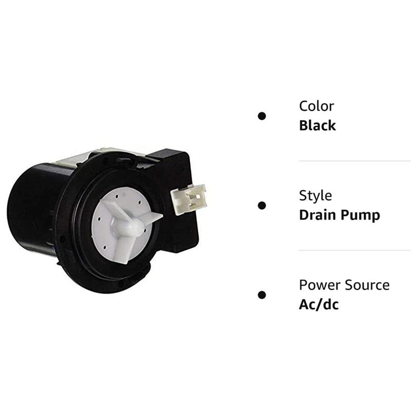 Rondella pompa di scarico accessori motore DC31-00054A per Samsung lavatrice pompa di scarico parti del motore Ken-More lavatrice