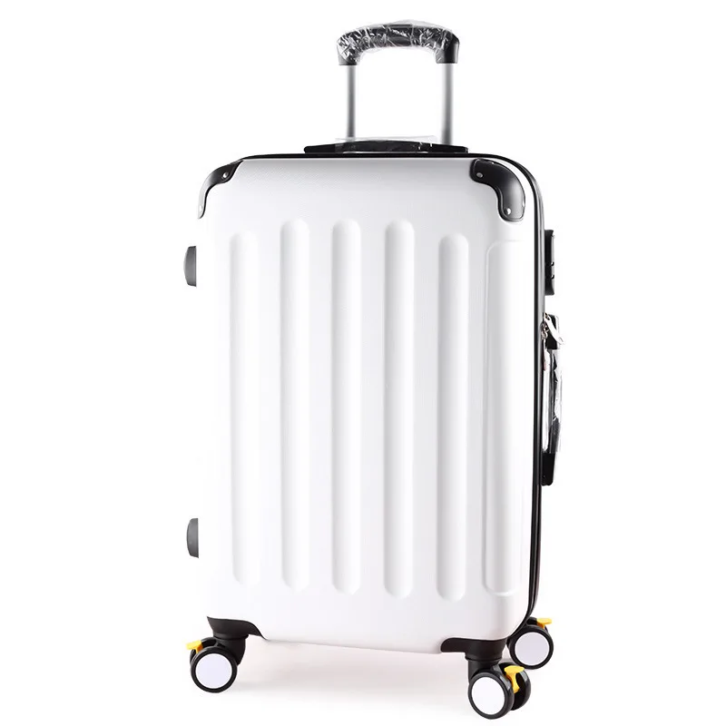 Nieuwe Bagage Abs Trolley Case Hoek Krasbestendige Lederen Koffer Grote Capaciteit Koffer Voor Boarding Case Reiskoffer