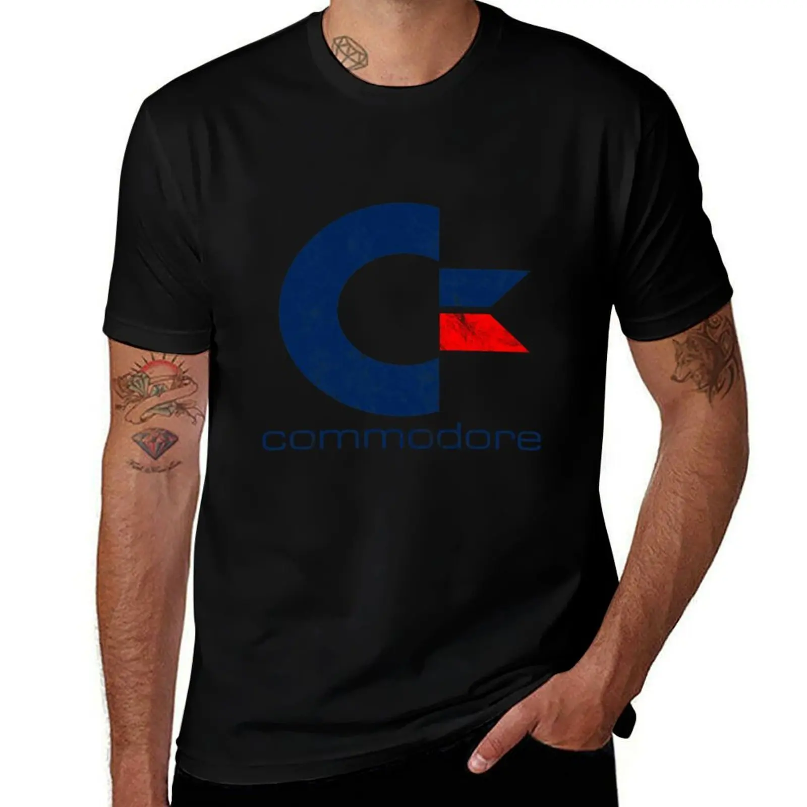 Commodore T-Shirt Work Outdoor for Men T-Shirt