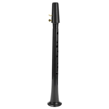 Black Pocket Sax  Portable Saxophone C-Key Little Saxophone With Carrying Bag Woodwind Instrument Little Saxophone Saxophone