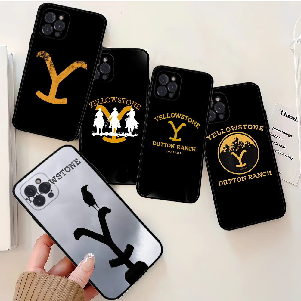 Yellowstone TV Show Phone Case Silicone Soft for iphone 15 14 13 12 11 Pro Mini XS MAX 8 7 6 Plus X XS XR Cover