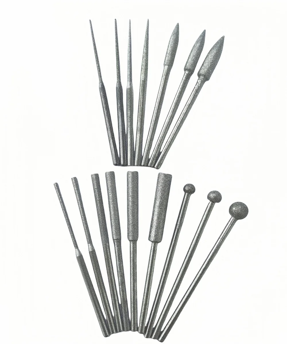 

Удлиненный длинный 70 мм, хвостовик 3 мм, алмазный шлифовальный набор, наконечник цилиндра, круглая форма шарика