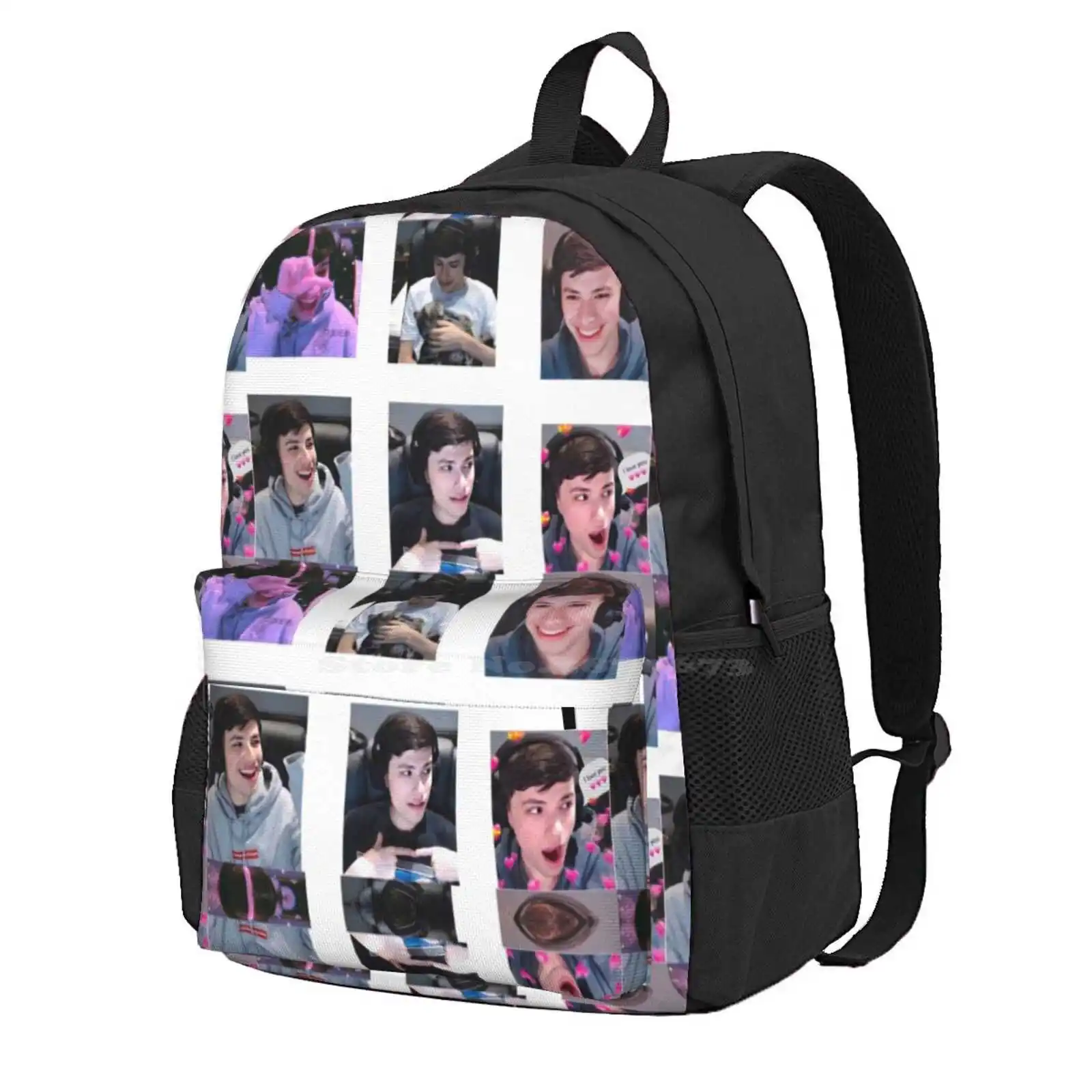 Georgenotfound Sticker Pack :D Hot Sale Schoolbag Backpack Fashion Bags Georgenotfound Dreamwastaken Dream Team Sapnap