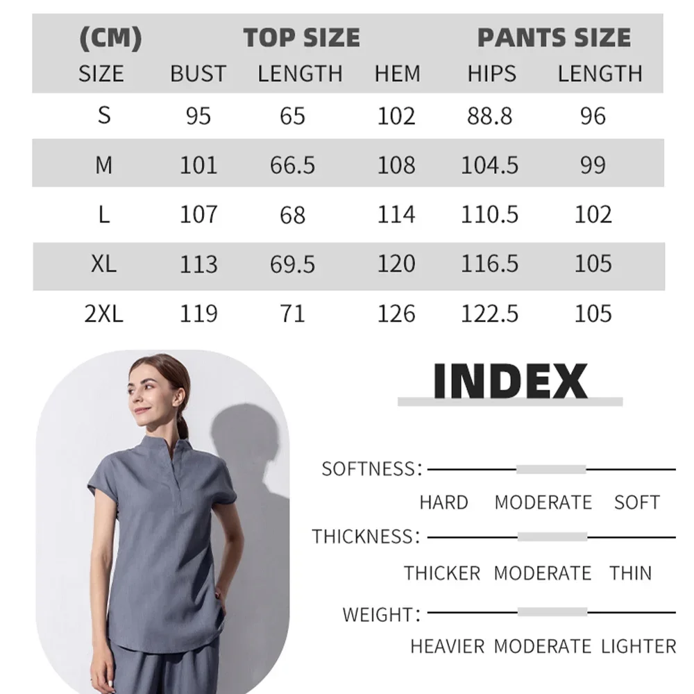 Jogging Pants Scrub Sets Beauty Salon Workwear Short Sleeved Uniform Scrub with Pocket Pet Work Clothes High Quality Scrubs Suit