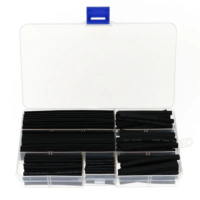 150Pcs Heat Shrink Wire Wrap Assortment kit Tubing Electrical Sleeve Diameter 2mm 2.5mm 3.5mm 5mm 6mm 8mm 10mm 12mm