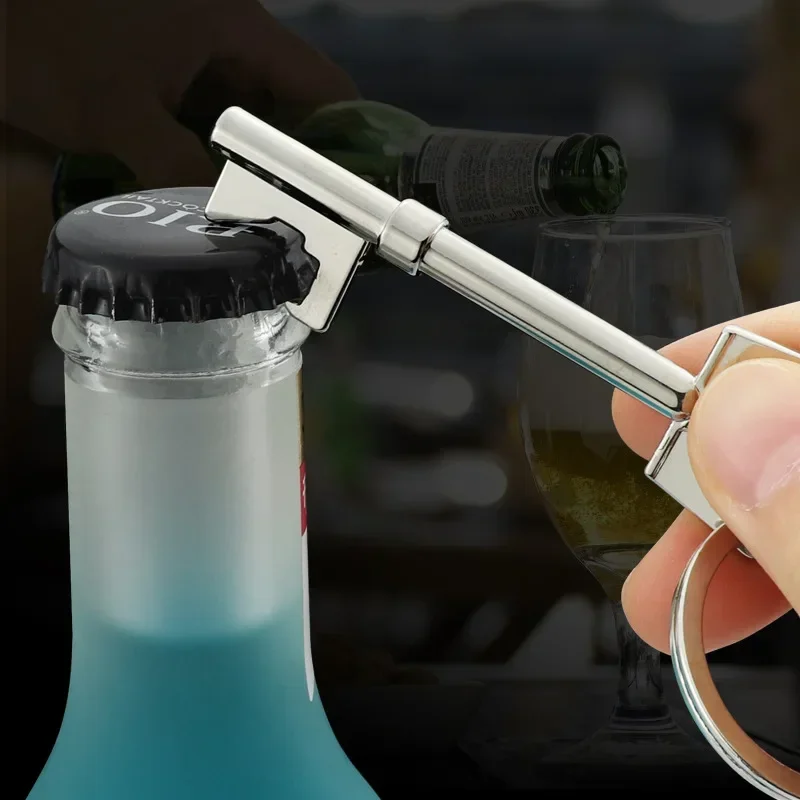 Portable Key Shaped Opener for Man Key Chain Keychain Beer Opener Wedding Favors and Gifts Kitchen Accessories Gadgets