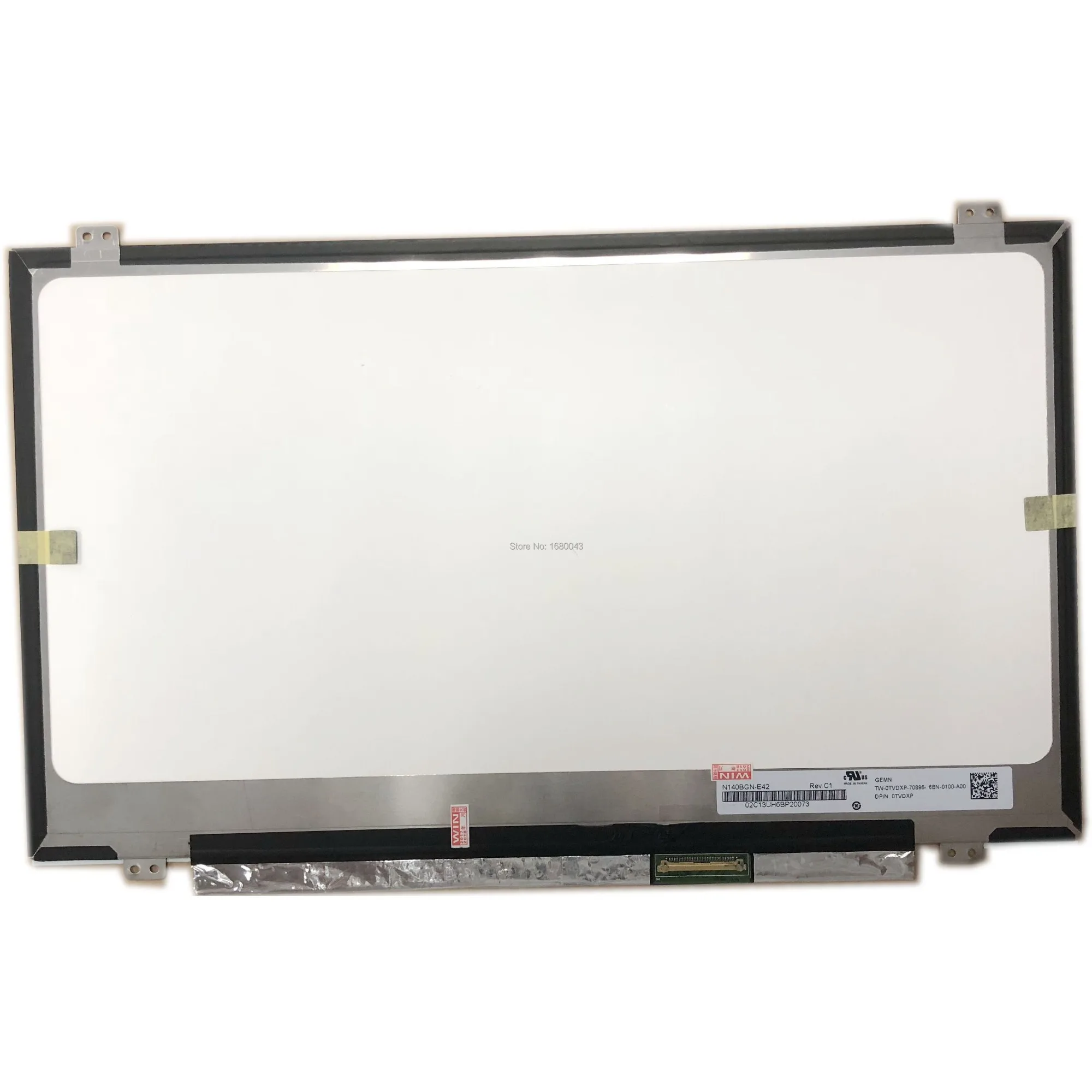 Rev c1 com Digitador Touch Display Led Tela do Laptop 40 Pinos para Dell N140bgn-e42