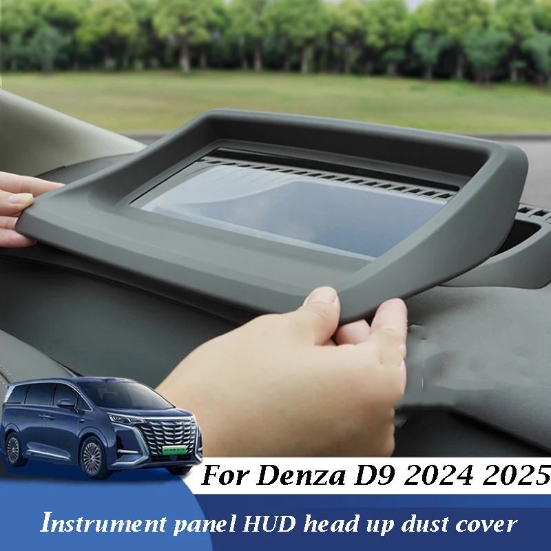 

For Denza D9 2024 2025 Head Up Display Protection Box Instrument Panel HUD Head Up Dust Cover Accessories Decoration
