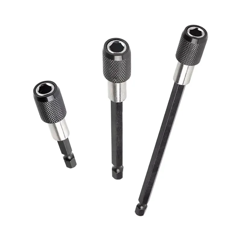 1pcs Hex Pop-up Quick Change Chuck Self-locking Connector Electric Drill Extension Rod Adapter Power Tool Conversion Accessories