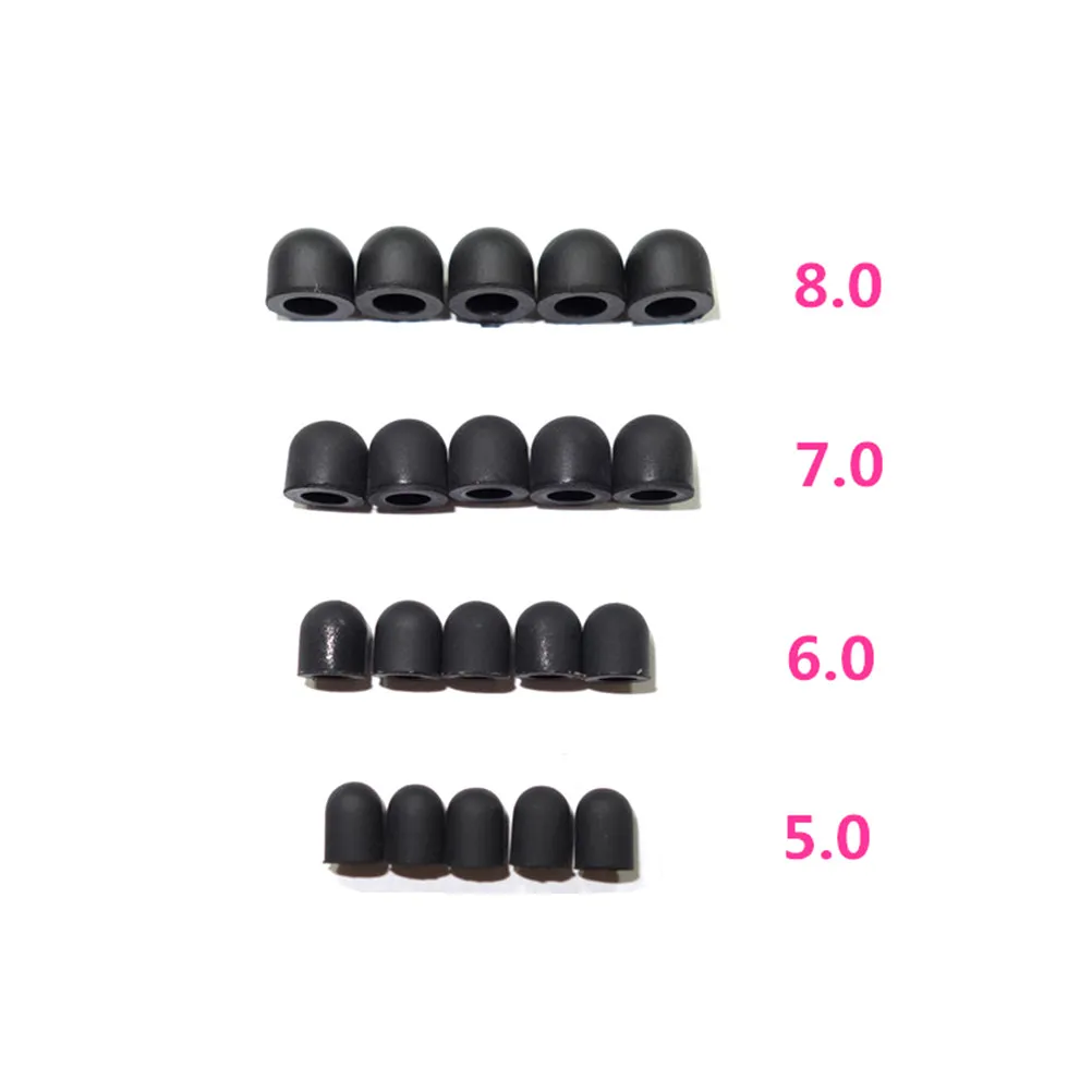 30Pcs Stylus Pen Tip Replacement Set Silicone Capacitive Nib Cover Mute Design Finger Like Sensitivity Works on All Touchscreen