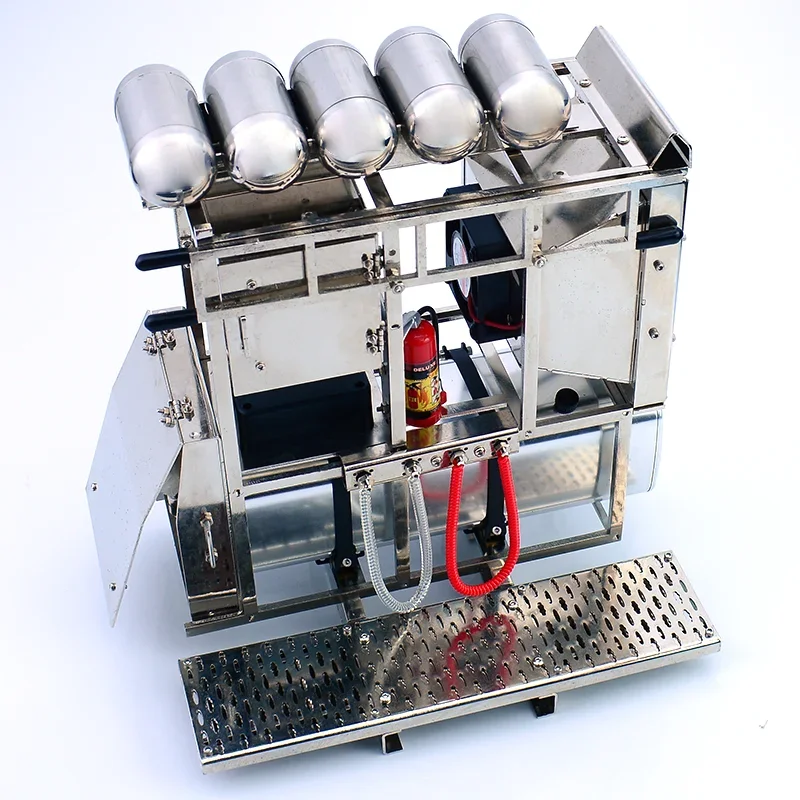 Boîte à outils de réservoir de gaz de support d'équipement de Simulation en métal pour 1/14 Tamiya RC camion SCANIA 770S VOLVO BENZ Arocs MAN TGX voiture