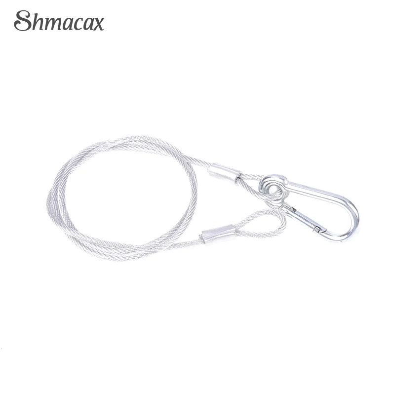 1Pc Safety Ropes Security Cable Safety Cable Steel Wire Stage Light Equipment Led Bar Light Maximum Bearing Weight 20KG