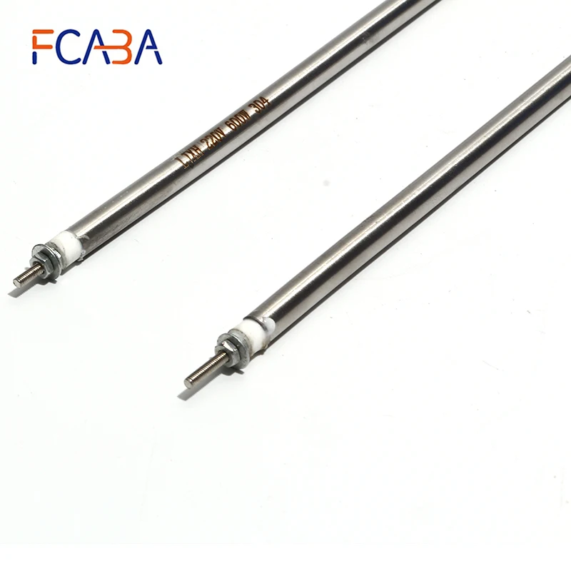 FCABA Electric Heating Element Tubular Air Heater Resistance 220V 300W/500W/600W/800W/1000W 304SS/304SS Coated