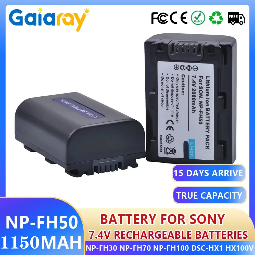 1150Mah Np-Fh50 Npf… - image