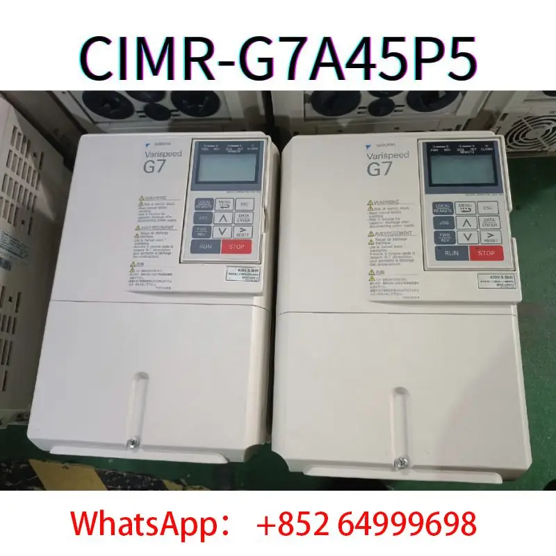 

second-hand Frequency converter CIMR-G7A45P5 5.5KW 380V tested ok