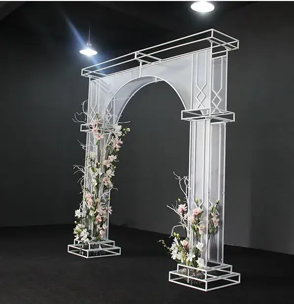 New wedding props Tieyi PVC membrane arch wedding door Happy Gate stage decoration layout background.