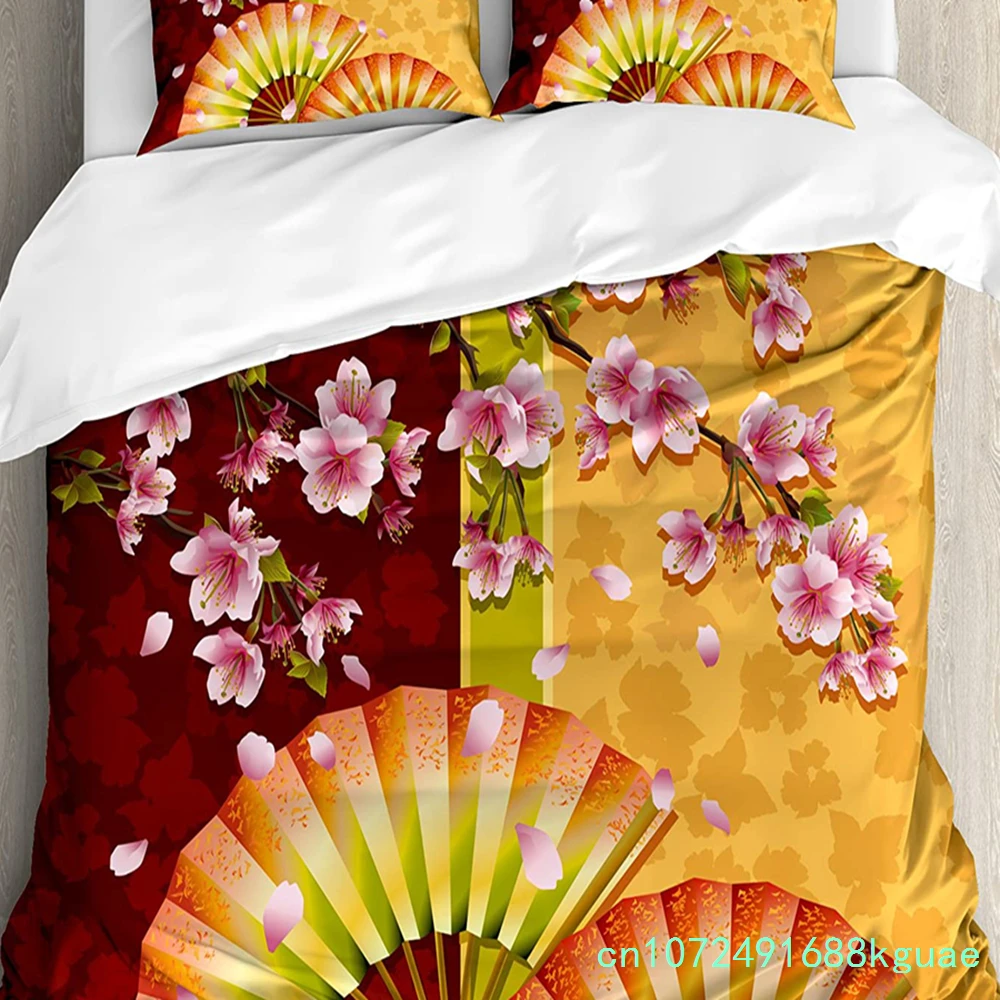 Japanese Wave Bedding Set Sea Storm In Japan Traditional Dr 3pcs Duvet Cover Set Bed Set Quilt Cover Pillow Case Comforter Cover