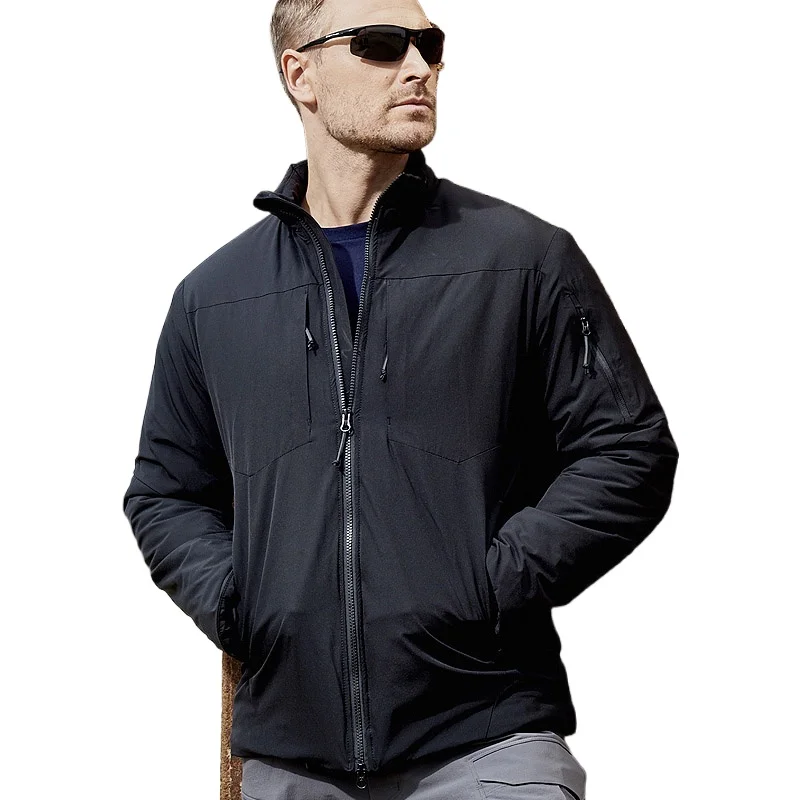 

Outdoor Lightweight Tactical Combat Cotton Jacket Men Water Splash Warm Coat windbreaker Military Fans Commuter Softshell Jacket