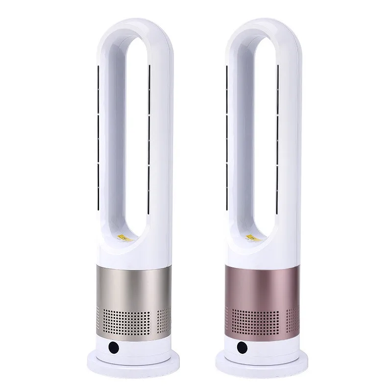 

Electric Fans Bladeless Cold And Warm Tower Air Cooling Electric Air Conditioner Standing Fan Heater Timing Remote Control