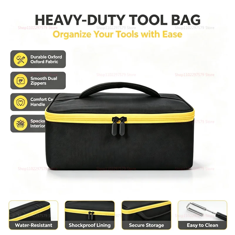 Multi-Tool Storage Bag for Angle Grinder Accessories Polishing Grinding Machine Organizer Durable Carrying Bag for Power Tools