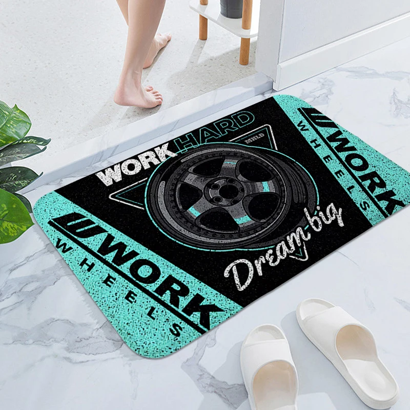 Bath Rug A-Works Aesthetic Kitchen Mat Children's Bedroom Carpet Home Entrance Floor Mats Front Door Carpet Living Room Bathmat