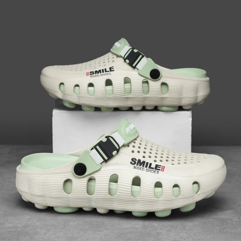Sommer Herren Pantoffeln Sandalen Flip-Flops Clogs Weiche Sohle Unisex Outdoor Strand EVA Slides Clogs Badezimmer Bad Flache Schuhe – Detail 3