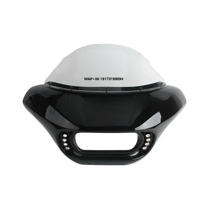Durable ABS Headlight Fairing Surface Painted Finish Integrated Mount for Fat Bob 114 FXFB FXFBS 2018-2025 W LP4 Brackets
