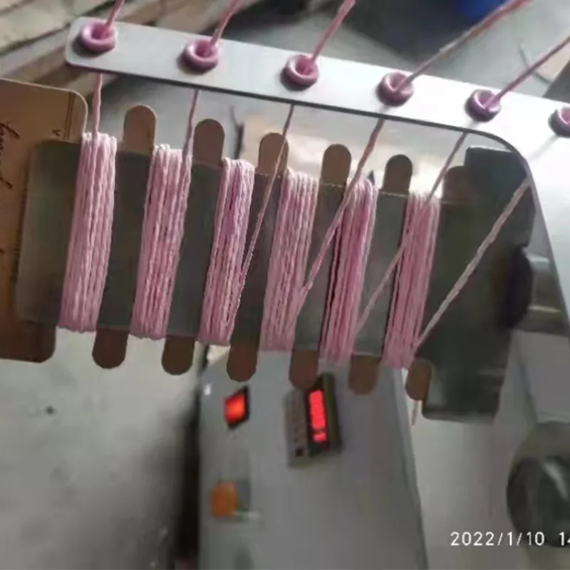 Yarn multi-color card sample winding machine, color proofing knitting machine