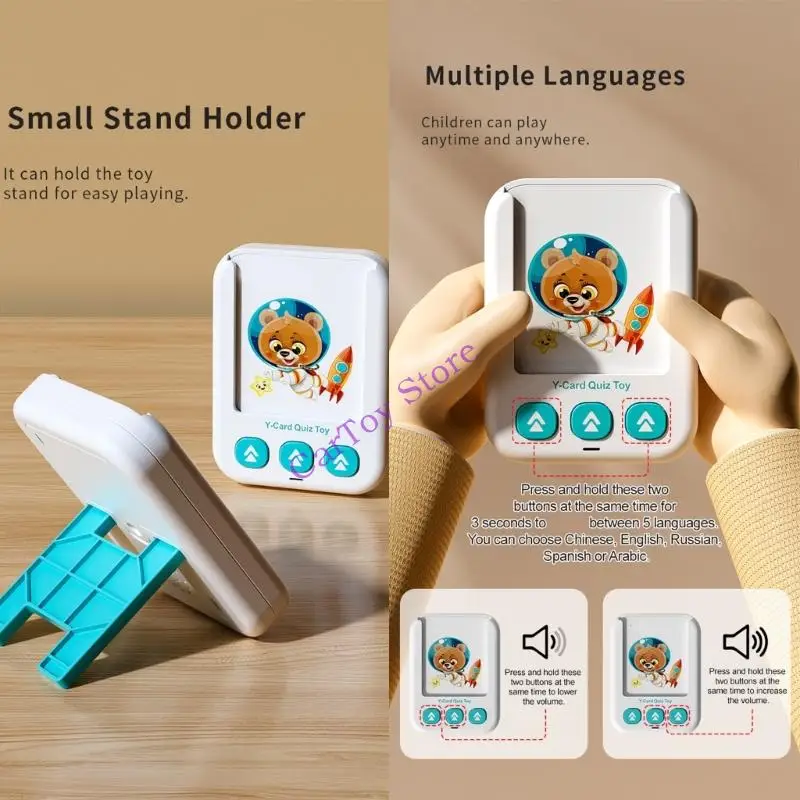 Cartes Flash éducatives pour enfants d'âge préscolaire, jouet d'apprentissage interactif bilingue