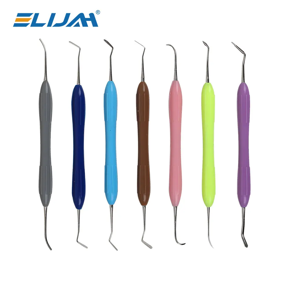 

7 шт./компл., стоматологический шпатель для наполнения композитной смолой, набор для эстетического восстановления, набор наполнителей из смолы, стоматологические инструменты, шпатель для восстановления, инструмент