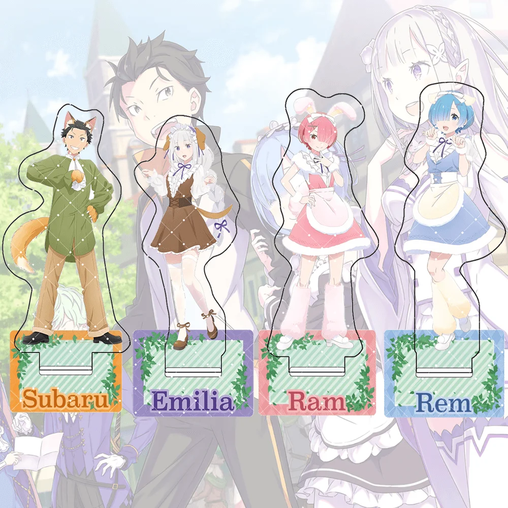 Re:Zero Starting Life in Another World Subaru 15cm Acrylic Stand Keychain Ornament Gift For Anime Lovers