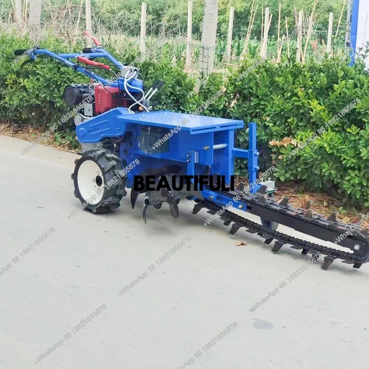 A55 Petite multifunctional hand chain soil machine, agricultural machine for cultivated land orchard, automotive cutting machine