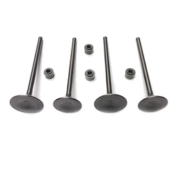 Motorcycle Intake Valve Kit Moto Exhaust Valve Stem Scooter With Oil Seal Engine Part For Honda XR400R TRX400EX CB400SS NX400