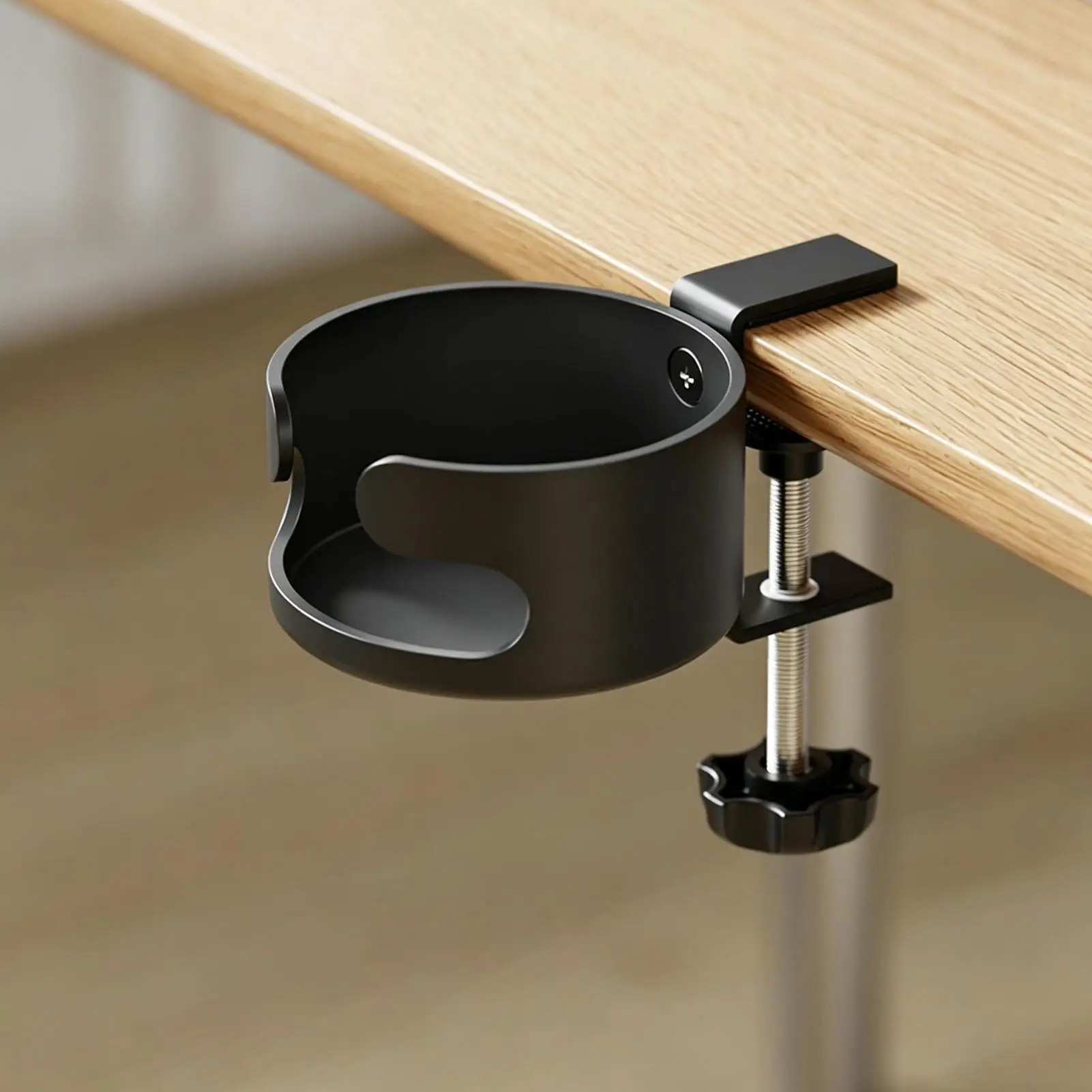 Desk Cup Holder Clamp Anti-Spill Drink Stand Anti-Spill Water Bottle Stand For Desktop Office Chair Lounge Home Outdoor Patio